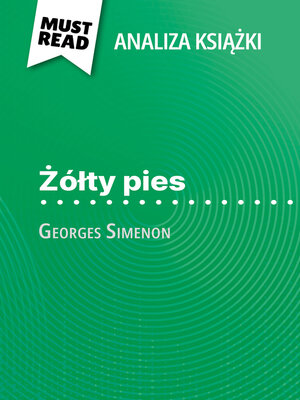 cover image of Żółty pies książka Georges Simenon (Analiza książki)